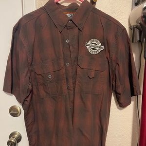 Harley Davidson button down shirt